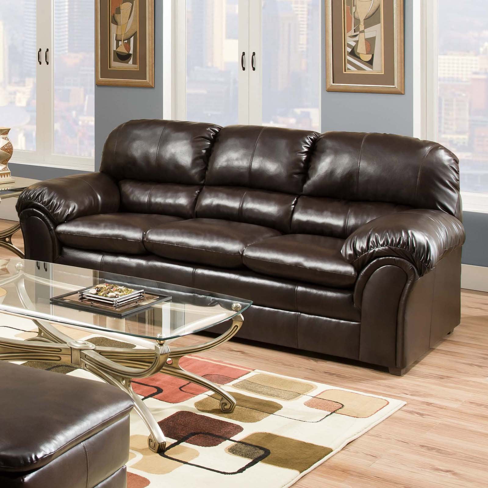 An application scenario or product detail of leather for sofa upholstery - Image 8