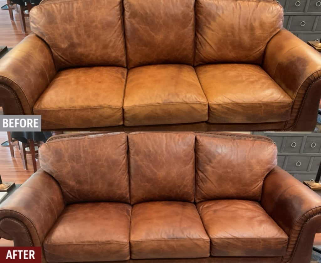 An application scenario or product detail of leather furniture repair service - Image 6