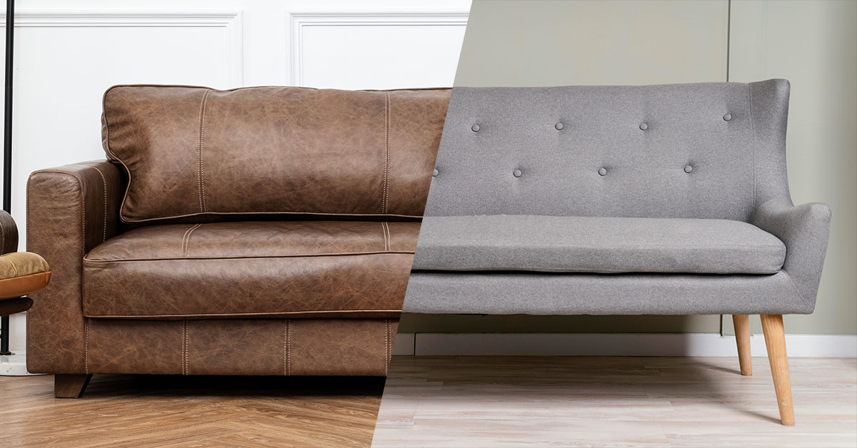 An application scenario or product detail of leather furniture vs fabric - Image 20