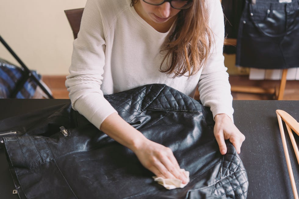 An application scenario or product detail of leather jacket cleaning service - Image 2