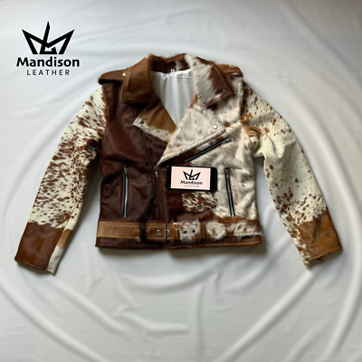 An application scenario or product detail of leather jacket cowhide - Image 4