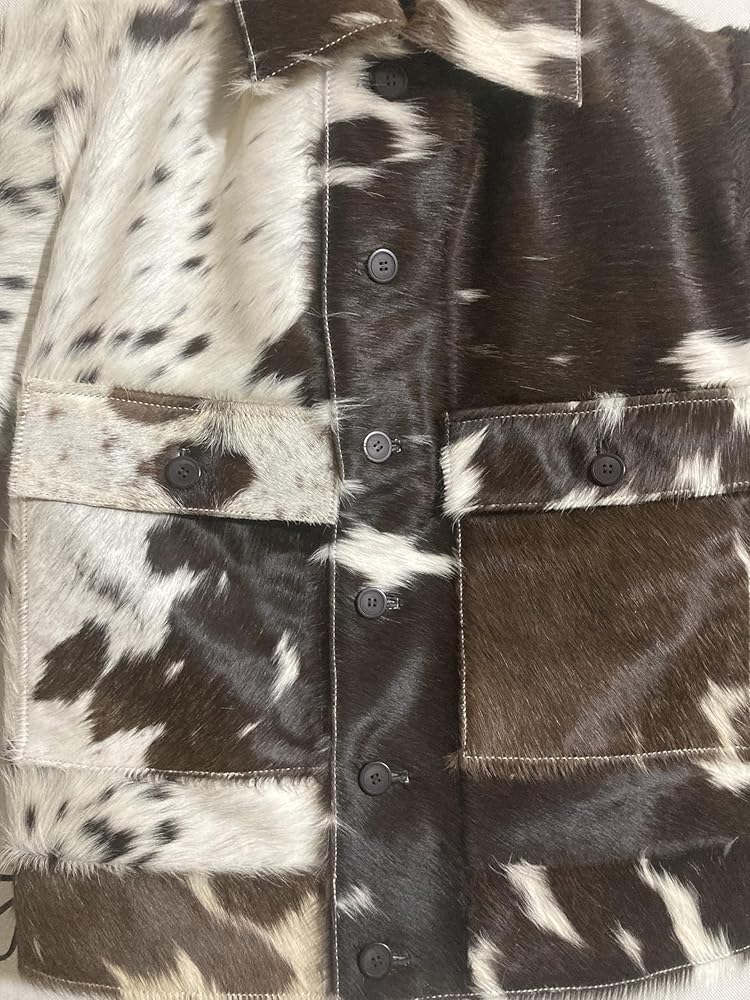 An application scenario or product detail of leather jacket cowhide - Image 12