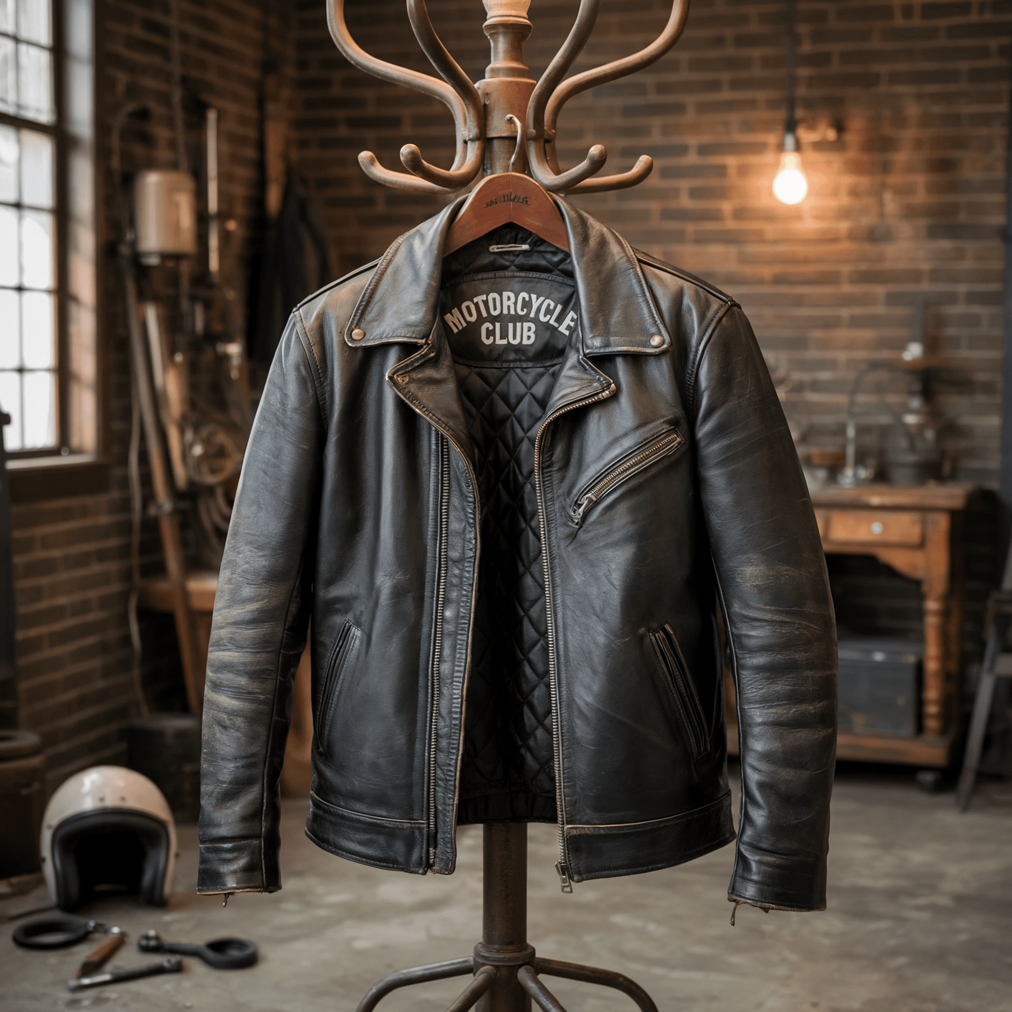 An application scenario or product detail of leather jacket customization - Image 4