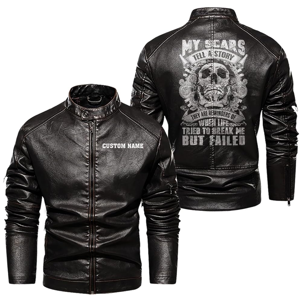 An application scenario or product detail of leather jacket customization - Image 11
