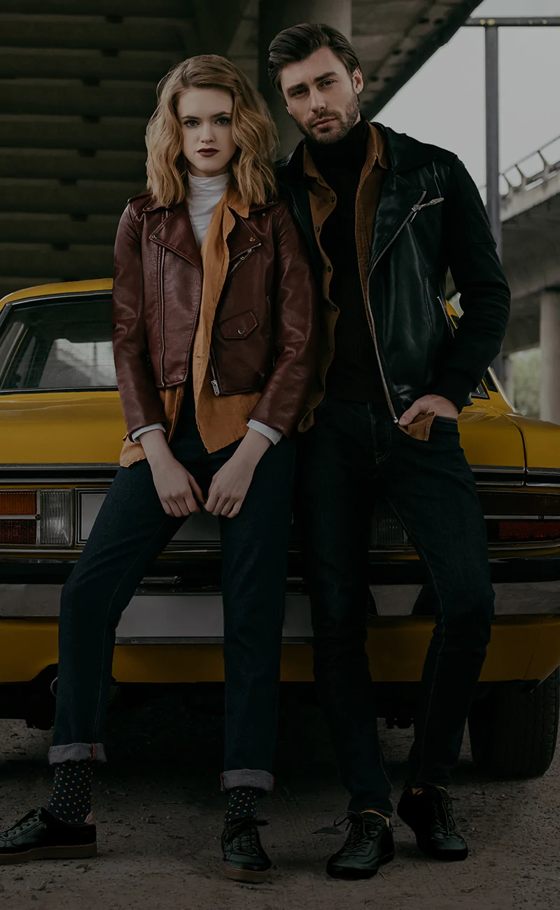 An application scenario or product detail of leather jacket customization - Image 14
