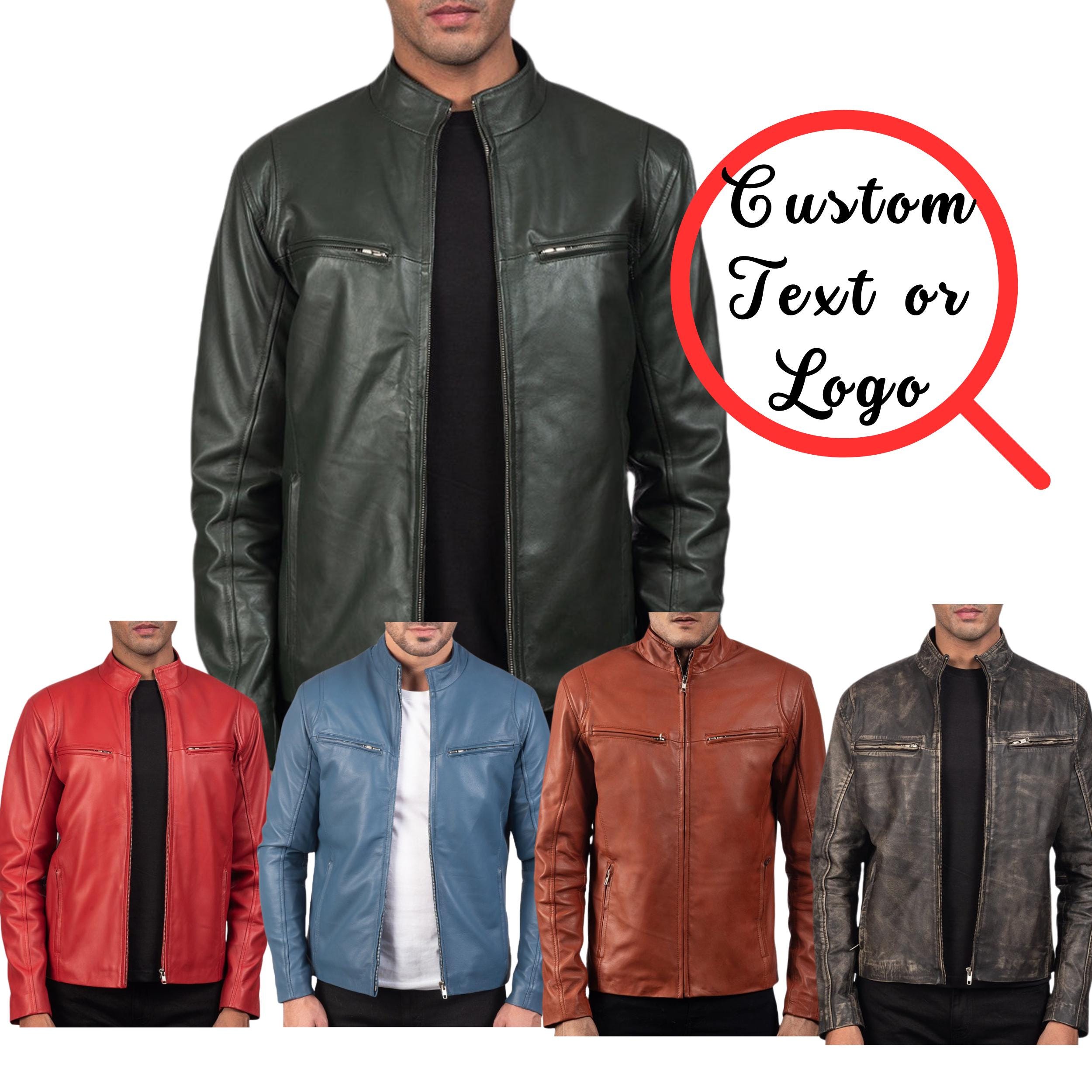 An application scenario or product detail of leather jacket customization - Image 19