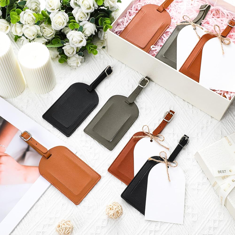 An application scenario or product detail of leather luggage tags bulk - Image 2