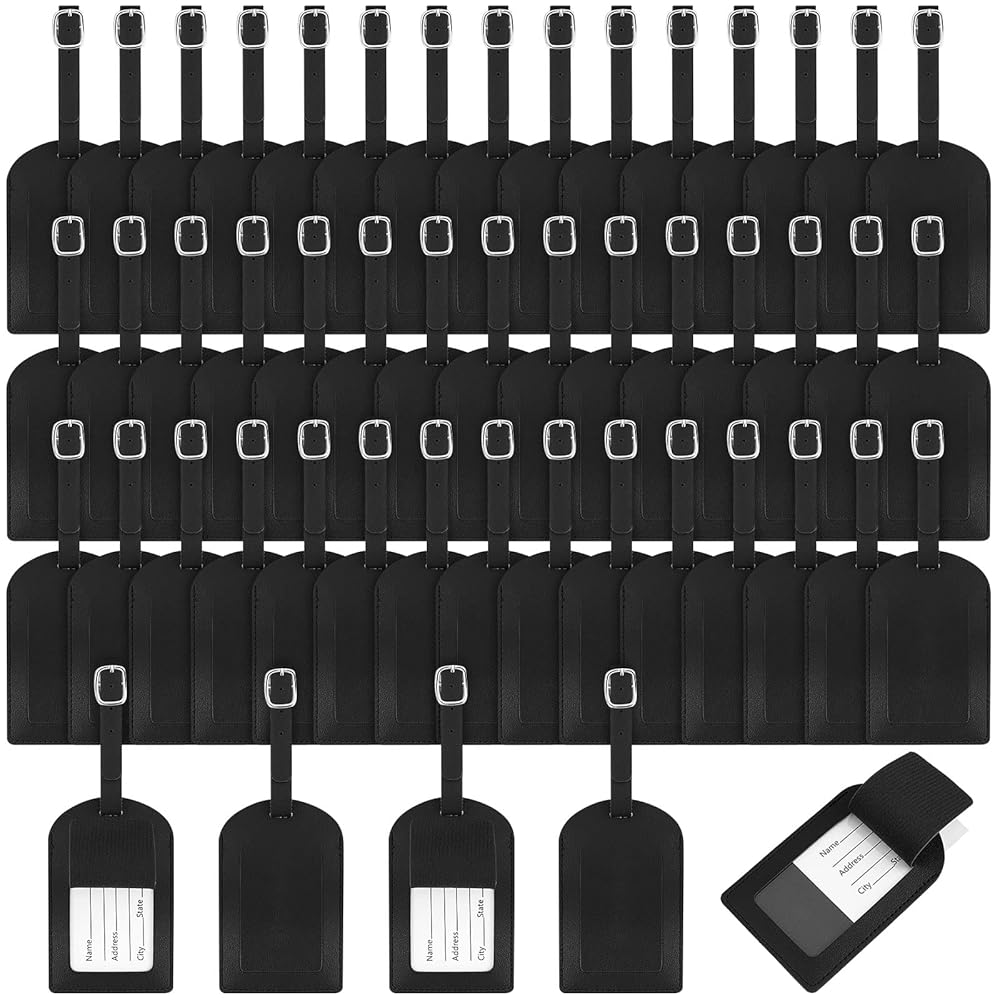 An application scenario or product detail of leather luggage tags bulk - Image 5