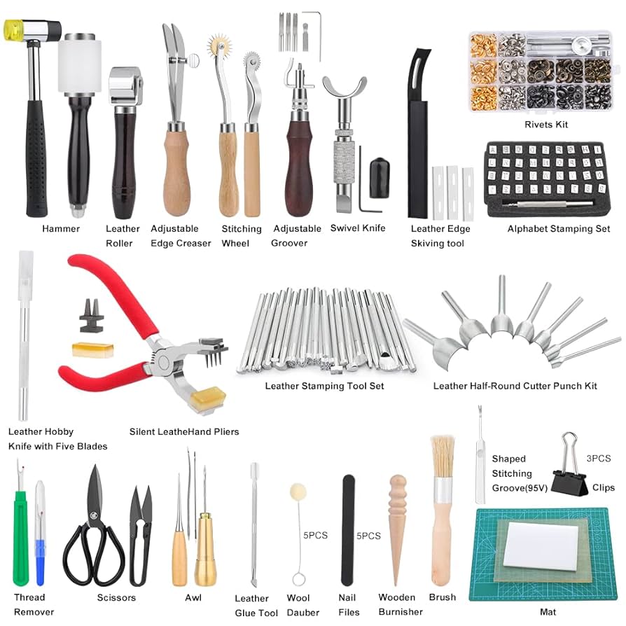 An application scenario or product detail of leather making tools and supplies - Image 8