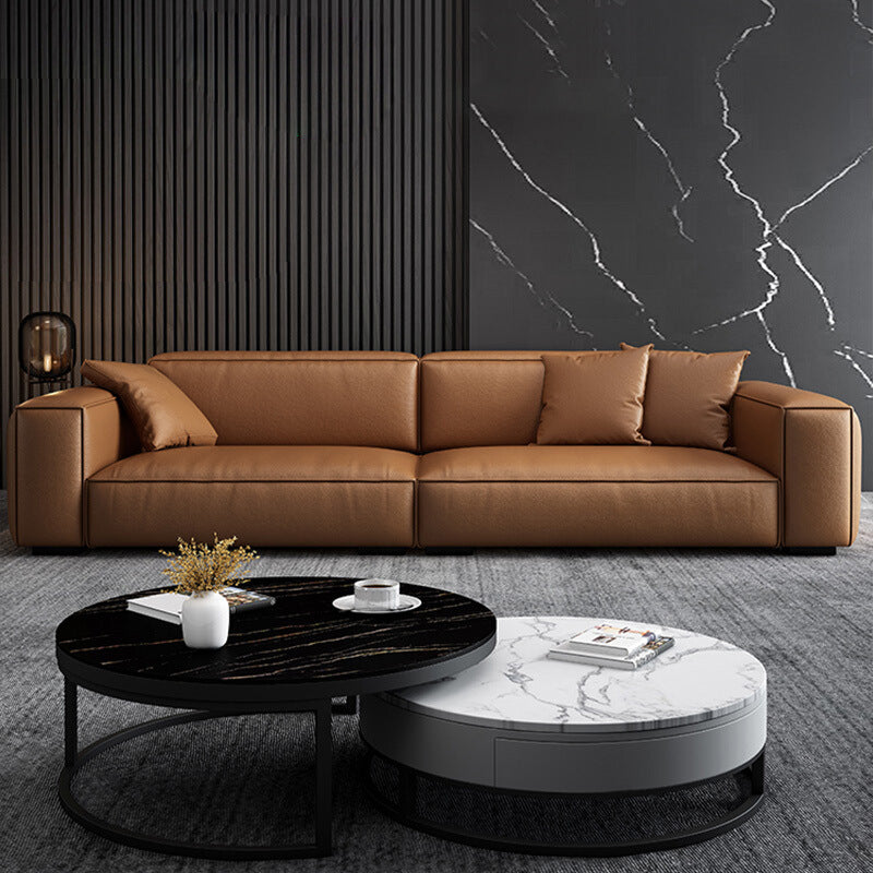 An application scenario or product detail of leather or microfiber couch - Image 7