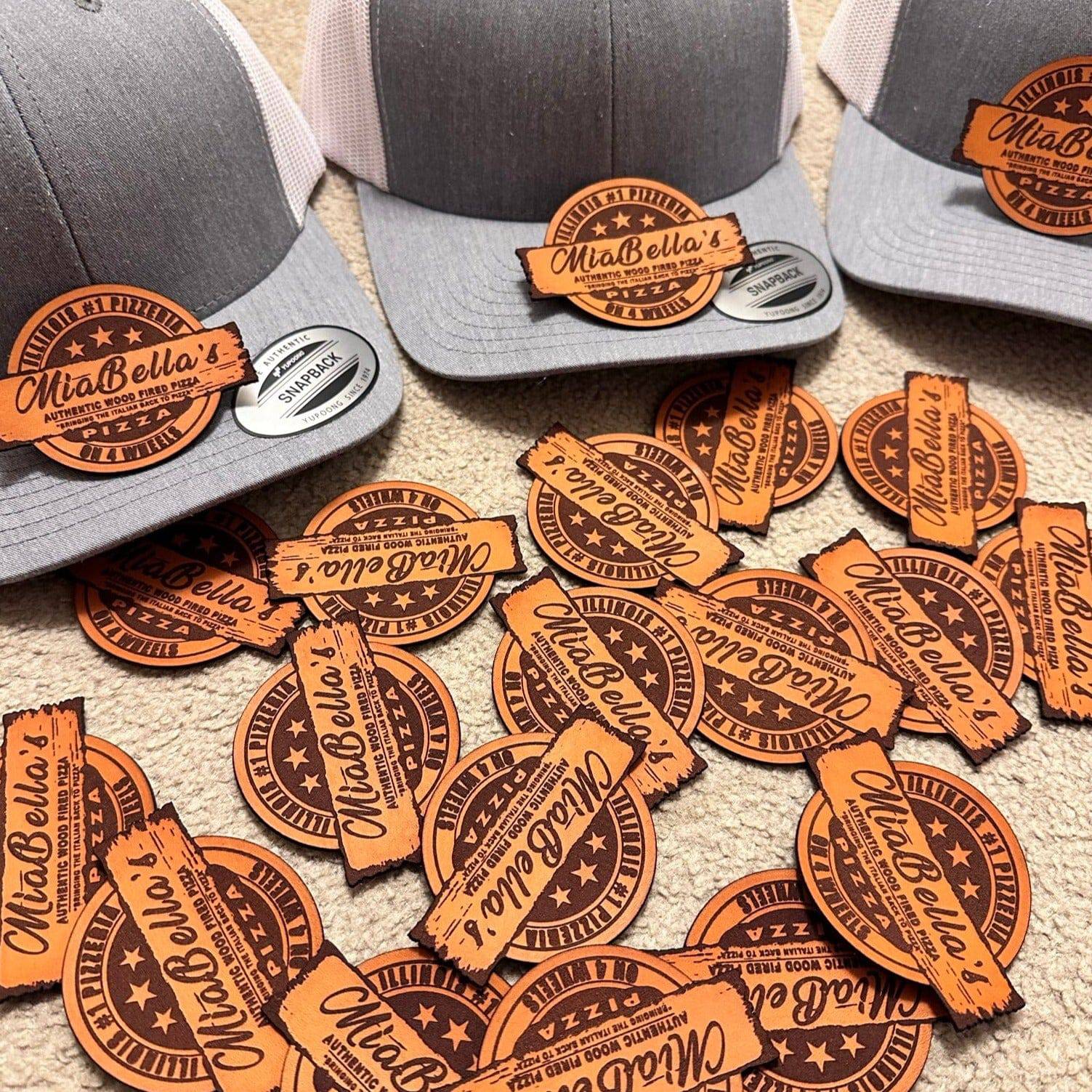 An application scenario or product detail of leather patches for hats wholesale - Image 3