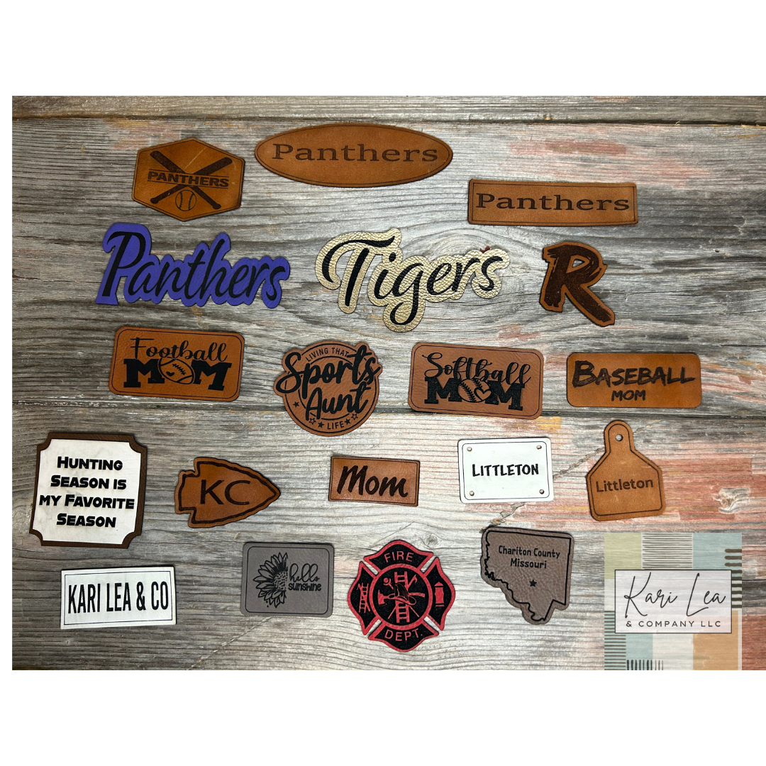 An application scenario or product detail of leather patches for hats wholesale - Image 12