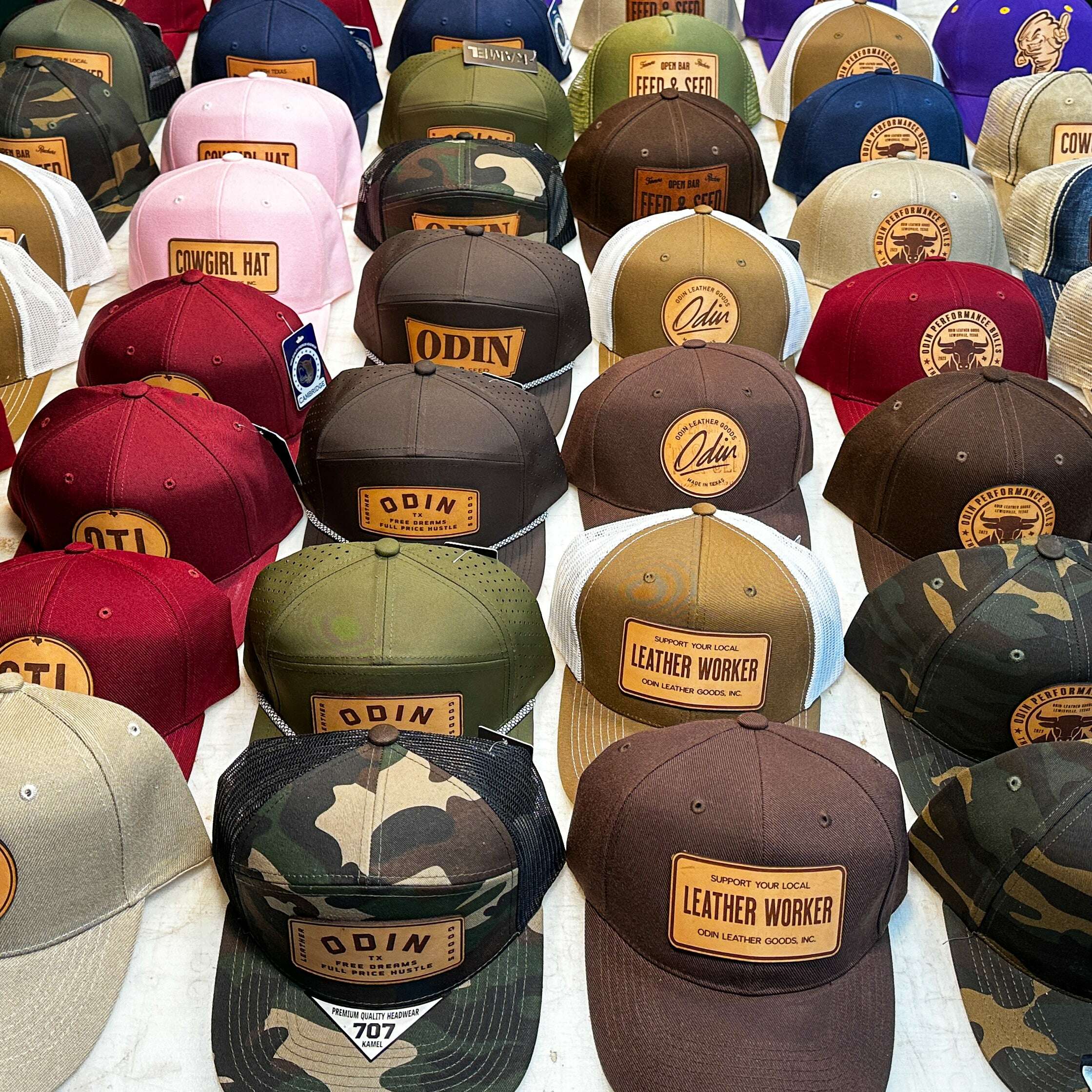 An application scenario or product detail of leather patches for hats wholesale - Image 19