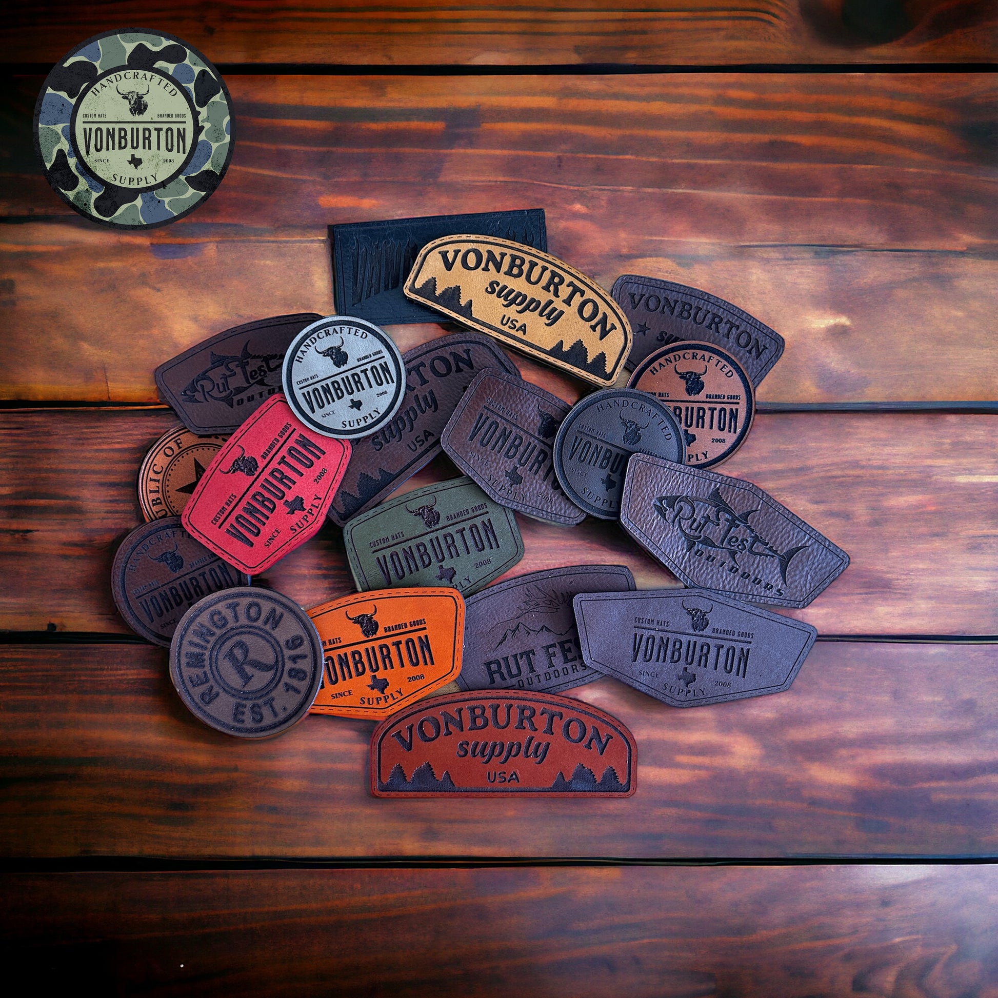 An application scenario or product detail of leather patches for hats wholesale - Image 21