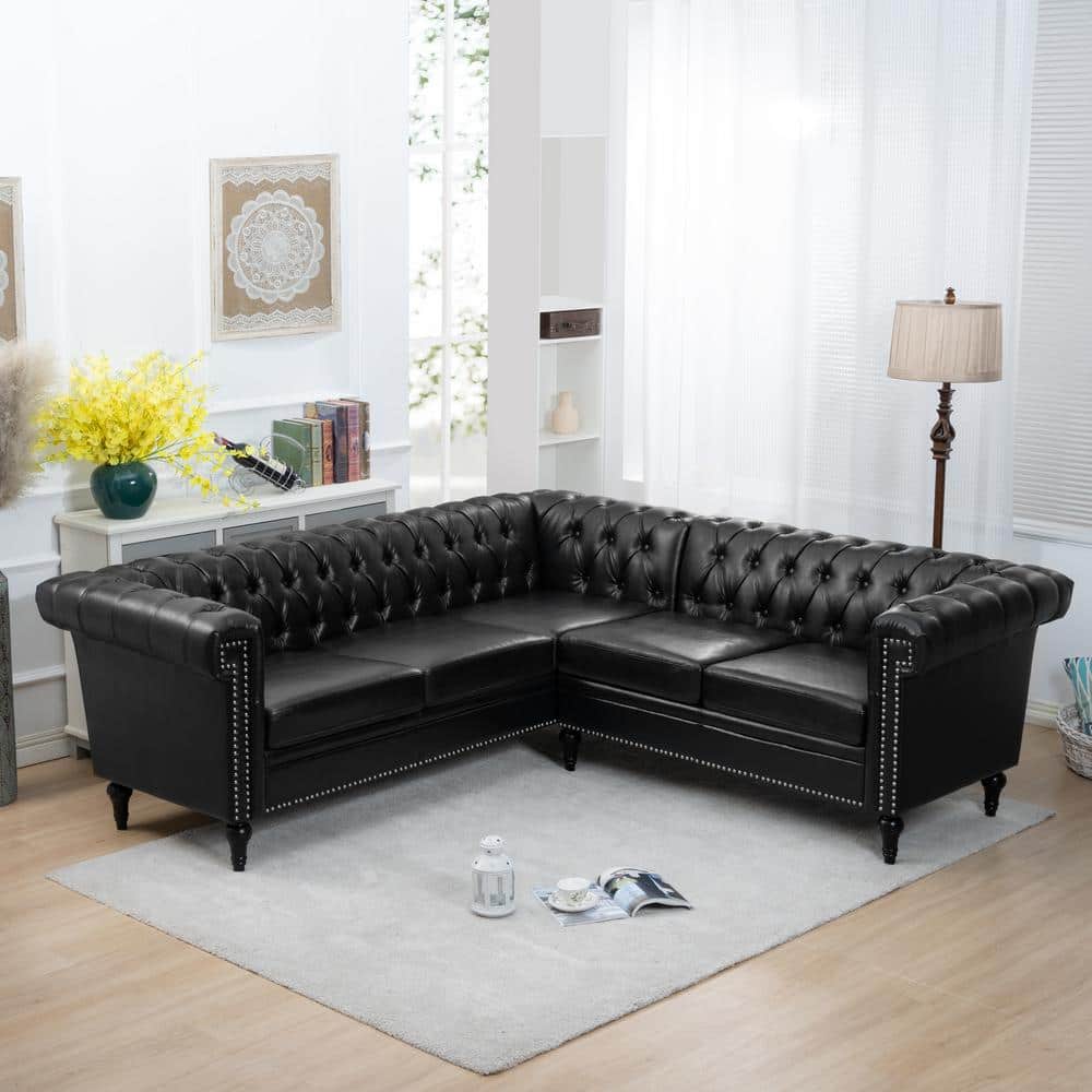 An application scenario or product detail of leather sectional sofa deals - Image 6
