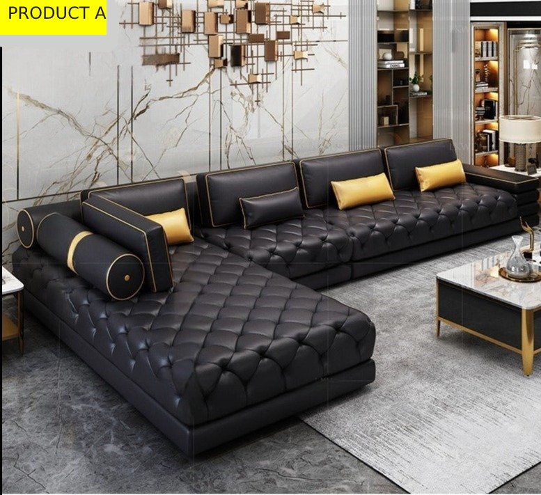 An application scenario or product detail of leather sectional sofa deals - Image 17