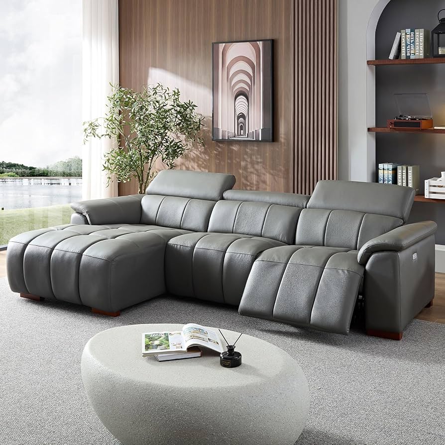 An application scenario or product detail of leather sectional sofa deals - Image 19