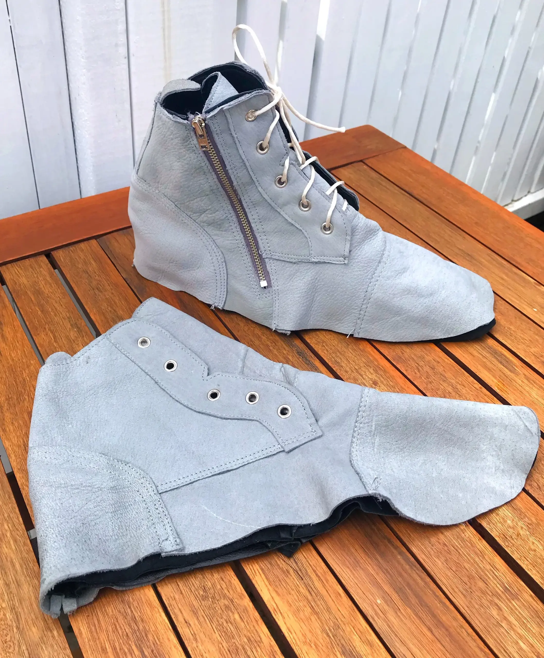 An application scenario or product detail of leather shoe upper - Image 6