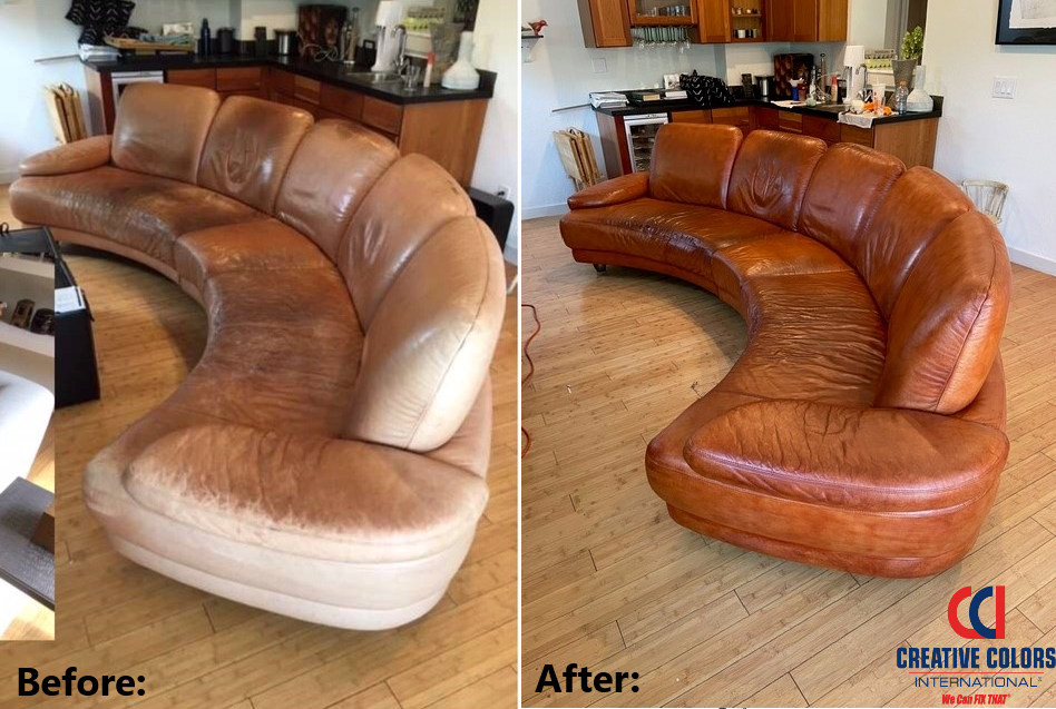 An application scenario or product detail of leather sofa dyeing service near me - Image 2