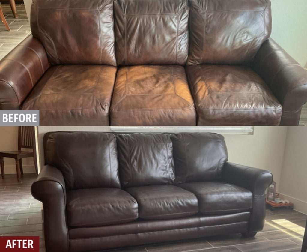 An application scenario or product detail of leather sofa dyeing service near me - Image 7