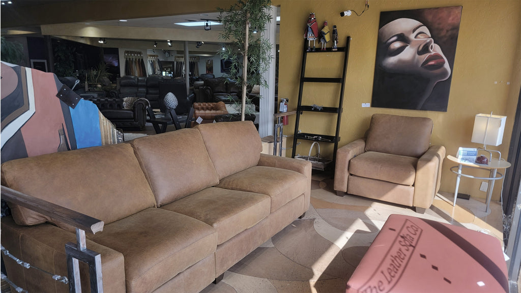 An application scenario or product detail of leather sofa factory outlet - Image 7
