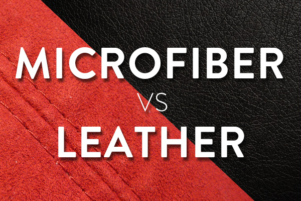An application scenario or product detail of leather sofa vs microfiber - Image 9