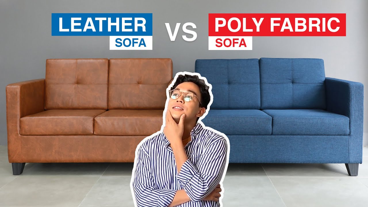 An application scenario or product detail of leather sofa vs microfiber - Image 12