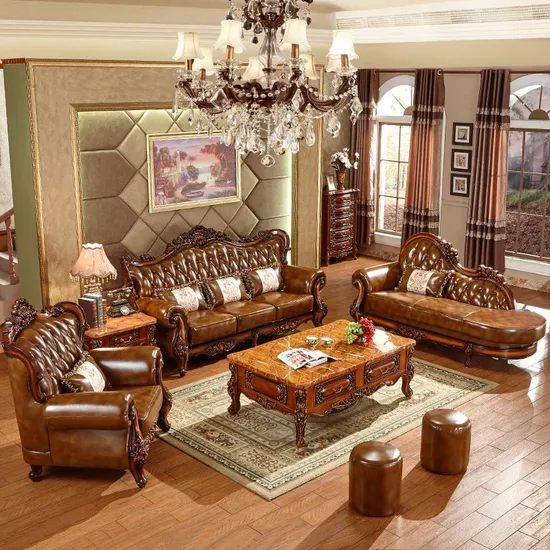 An application scenario or product detail of leather sofa wholesale - Image 14