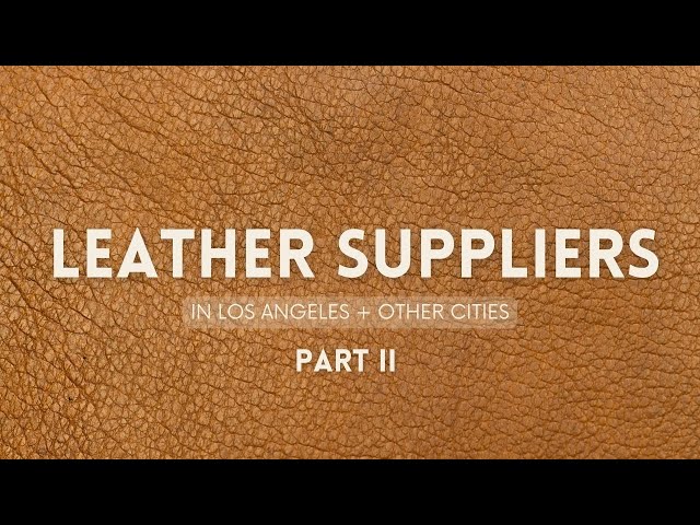 An application scenario or product detail of leather supplies los angeles ca - Image 1