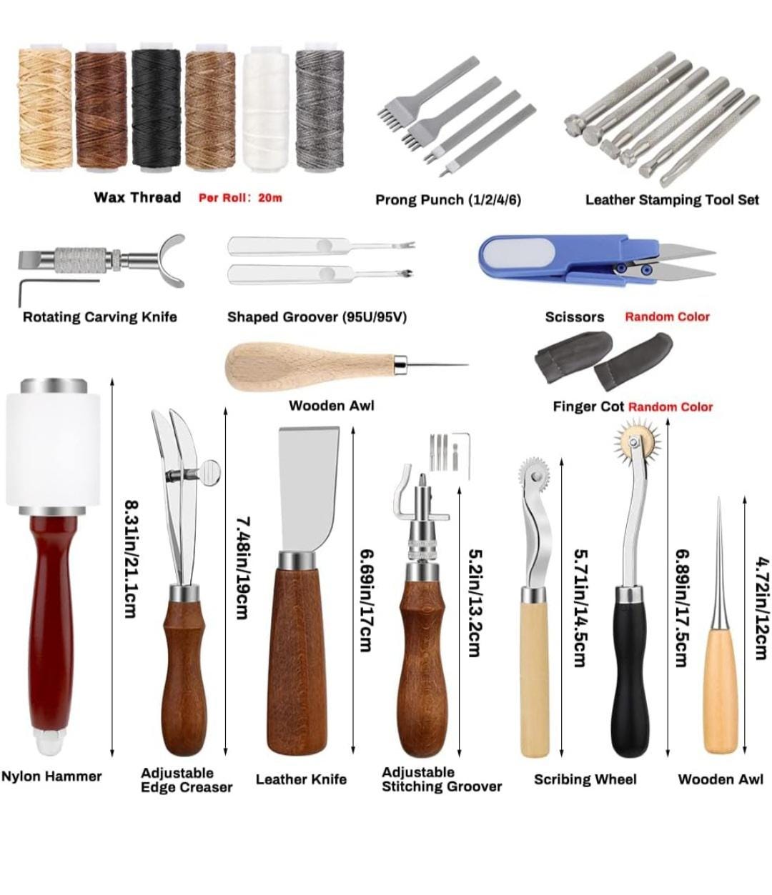 An application scenario or product detail of leather tools and supplies - Image 6