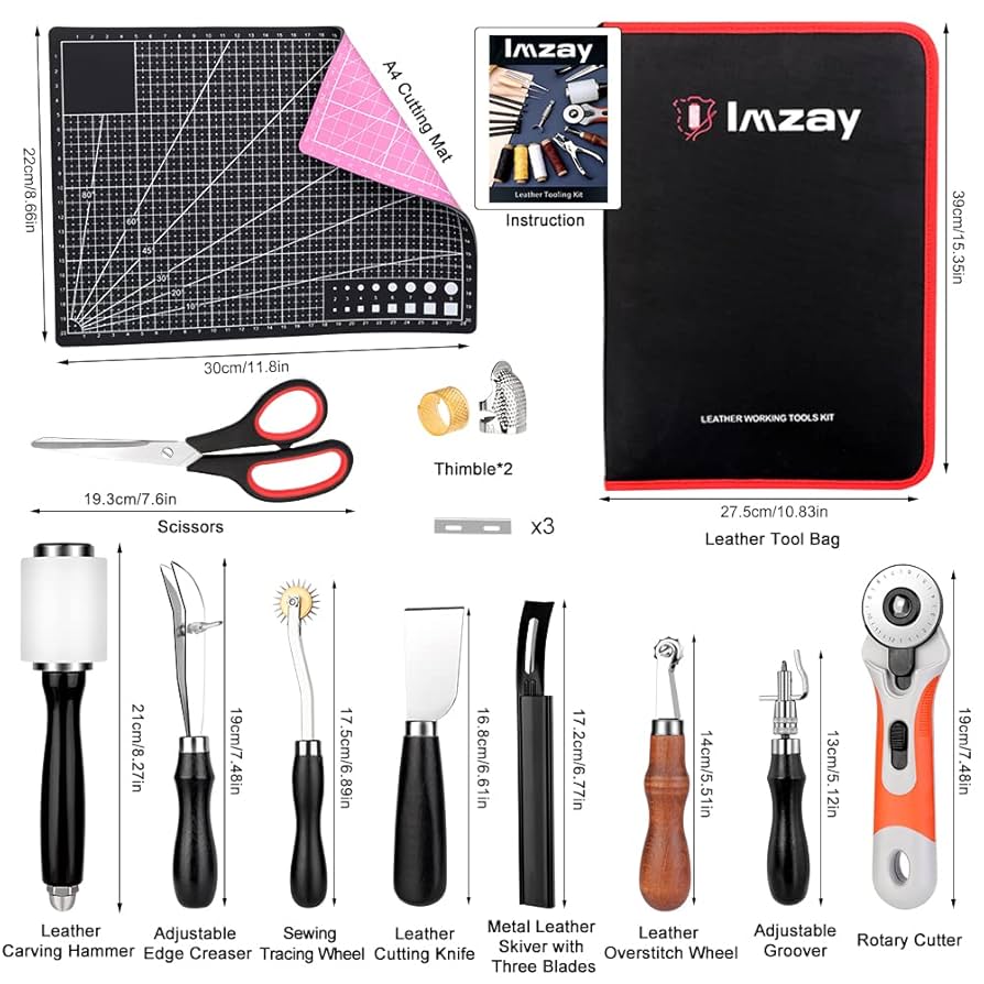 An application scenario or product detail of leather tools and supplies - Image 12