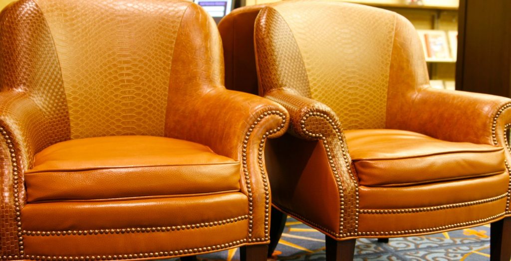 An application scenario or product detail of leather upholstery fabric for chairs - Image 14