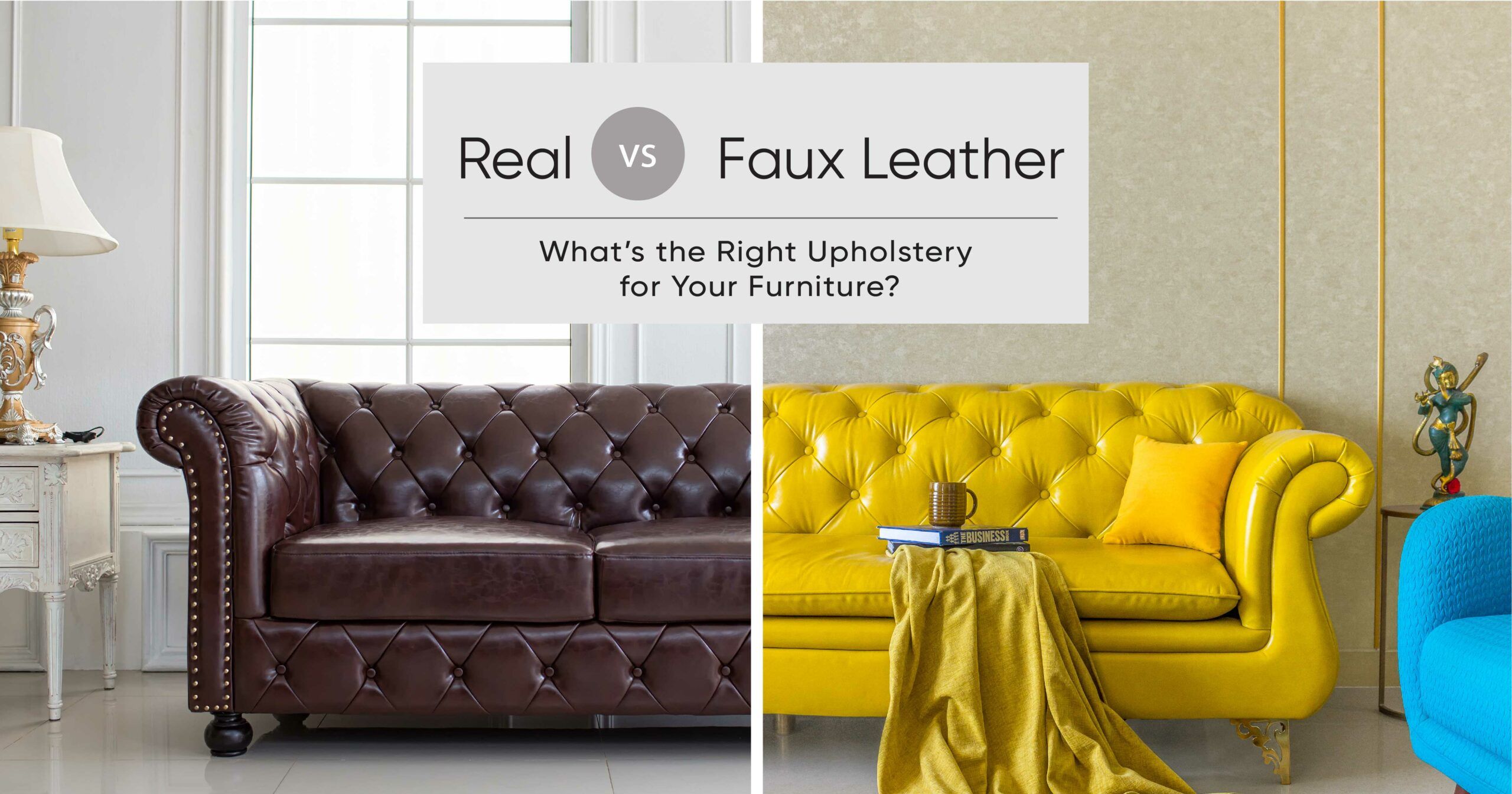 An application scenario or product detail of leather vs faux leather sofa - Image 16
