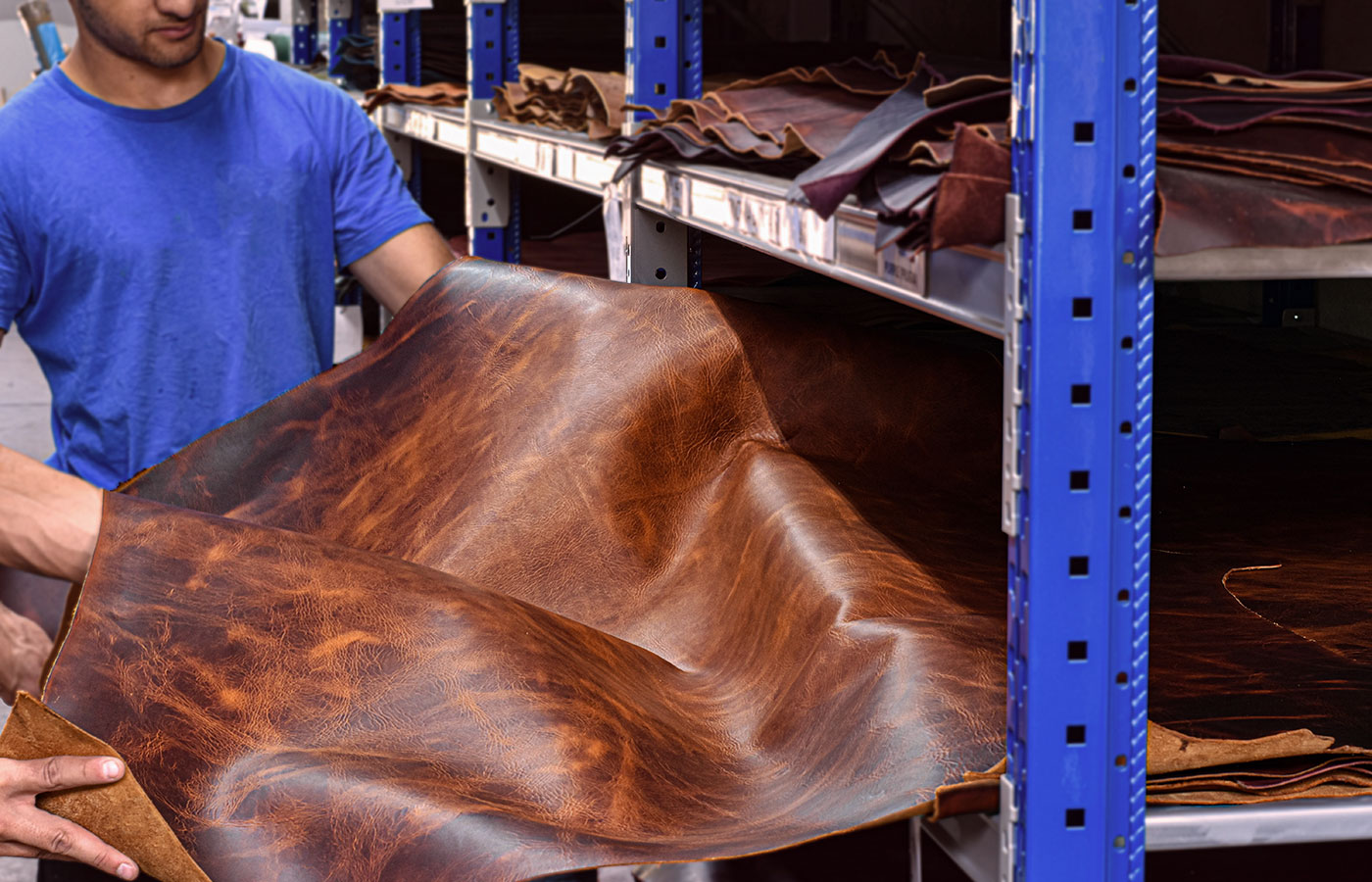 An application scenario or product detail of leather wholesaler - Image 1