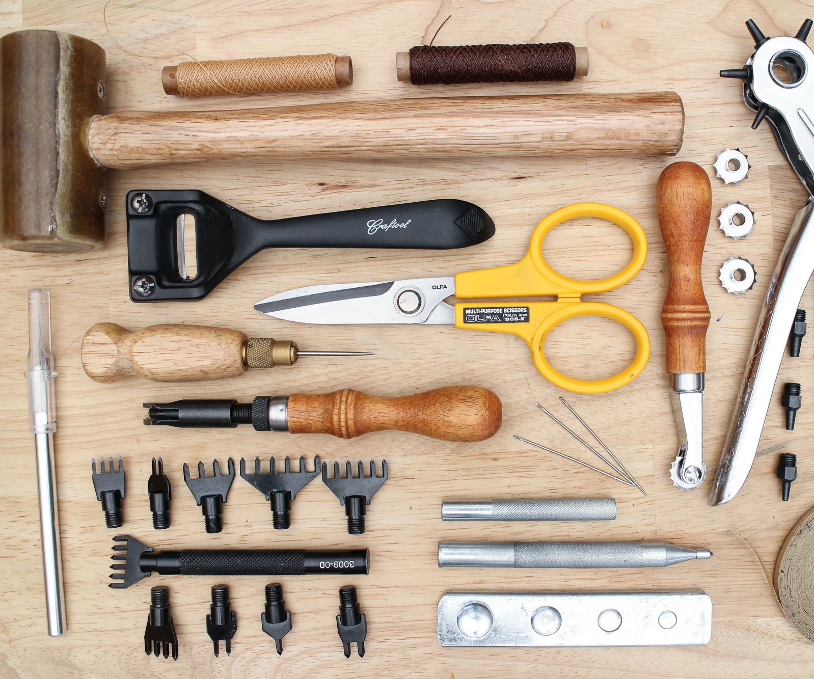 An application scenario or product detail of leather working tools and supplies - Image 1