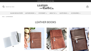 Leather and Earth - Personalized Leather Recipe Books