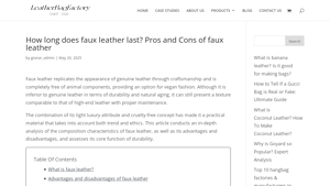 Leather Bag Factory - Faux Leather Bags