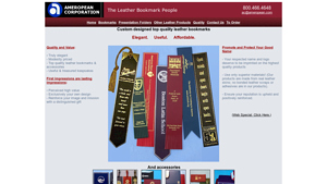 Ameropean - Custom Leather Bookmarks