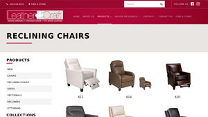 Leather Craft - Luxury Leather Reclining Chair