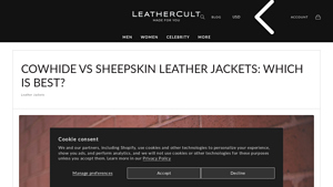 LeatherCult - Cowhide & Sheepskin Jackets