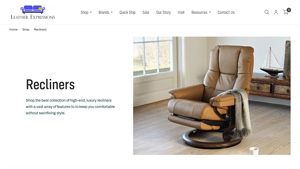 Leather Expressions - Premium Top Grain Leather Recliners
