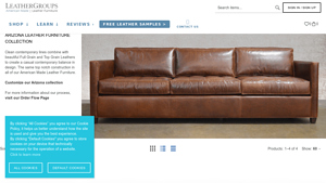 Arizona Leather - Sectional Sofa