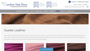 Leather Hide Store - Italian Suede