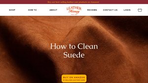 Leather Honey - Suede Cleaning Guide