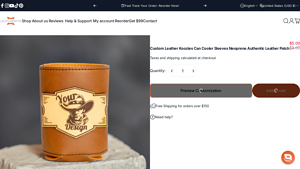 Leathering - Custom Leather Koozies