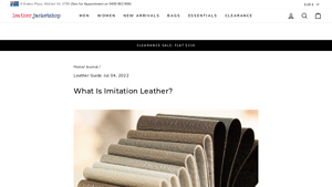 Leather Jacket Shop - Imitation Leather Jackets