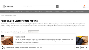 Leather Neo - Personalized Leather Photo Albums