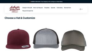Leather Patch Company - Custom Hats