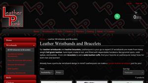 LeatherPunk - Leather Wristbands & Bracelets