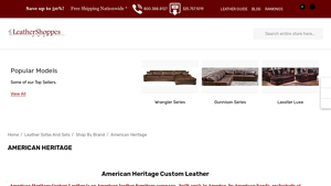 Leather Shoppes - Custom Leather Furniture